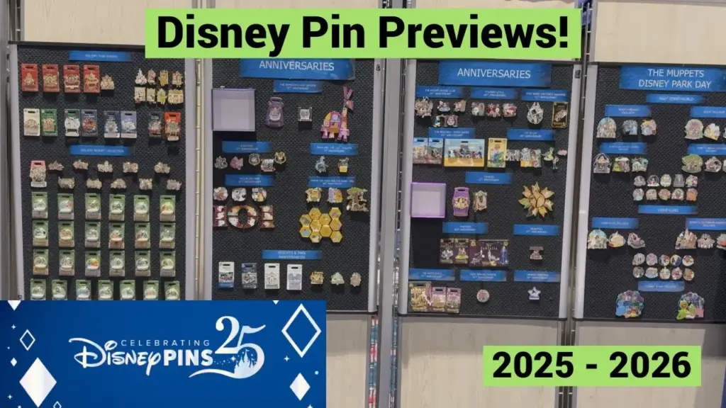 DISNEY PIN PREVIEWS 2025-2026! (25 Years of Disney Pins Event) - YouTube